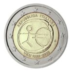 Italija 2009 2 euro proginė moneta - Ekonominės ir pinigų sąjungos 10-metis (EMU)
