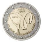 Portugalija 2009 2 euro proginė moneta - 2-osios portugališkai kalbančių šalių žaidynės