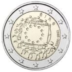 Airija 2015 2 euro proginė moneta - ES vėliava