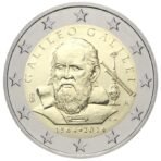 Italija 2014 2 euro proginė moneta - Galileo Galilei gimimo 450-metis