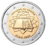Airija 2007 2 euro proginė moneta kortelėje - Romos taikos sutartis*ToR (BU)
