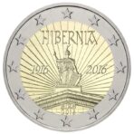Airija 2016 2 euro proginė moneta kortelėje - Velykų sukilimo 100-metis (BU)