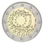 Kipras 2015 2 euro proginė moneta dėžutėje - Vėliava (PROOF)