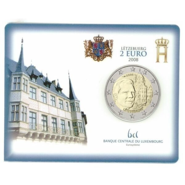 Liuksemburgas 2008 2 euro proginė moneta kortelėje - Chateau de Berg (BU) Liuksemburgas 2008 2 euro proginė moneta kortelėje - Chateau de Berg (BU)
