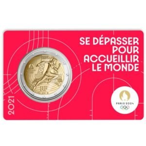 France 2021 2 Euro Commemorative Coin - Paris 2024 Olympics (BU)