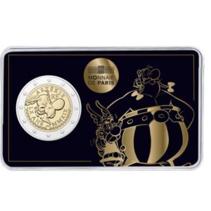 Prancūzija 2019 2 euro proginė moneta kortelėje - 60 metų Asteriksui (BU)