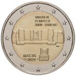 Malta 2021 2 euro proginė moneta kortelėje - Tarxien šventyklos (BU)
