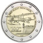 Malta 2015 2 euro proginė moneta - Pirmasis skrydis iš Maltos