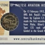 Malta 2015 2 euro commemorative coin in card - First Flight from Malta (BU)