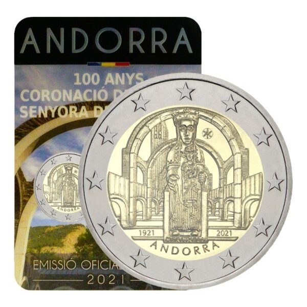 Andora 2021 2 euro proginė moneta kortelėje - Meritxell (BU) Andora 2021 2 euro proginė moneta kortelėje - Meritxell (BU)