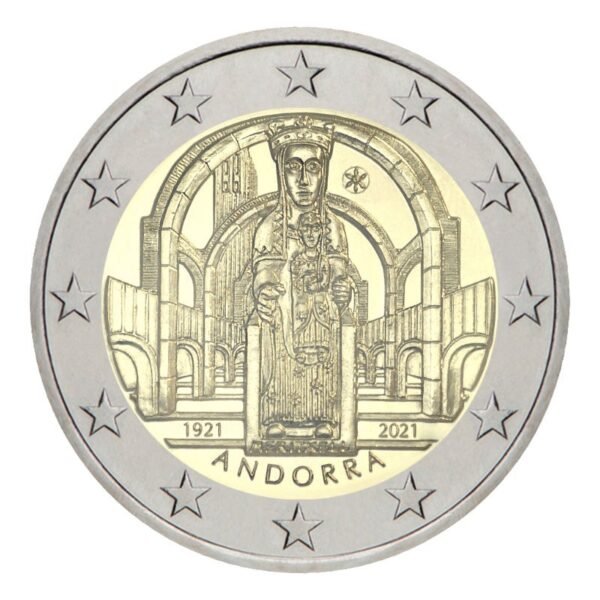 Andora 2021 2 euro proginė moneta kortelėje - Meritxell (BU) Andora 2021 2 euro proginė moneta kortelėje - Meritxell (BU)