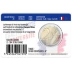 Prancūzija 2022 2 eurai kortelėje - Jacques Chirac