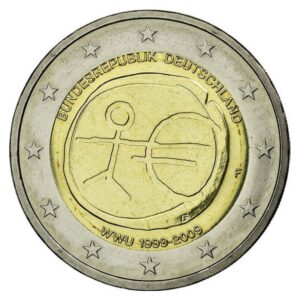 Vokietija 2009 2 eurų proginė moneta - EMU (F - Štutgarto kalykla)