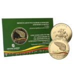 Lietuva 2015 5 euro kolekcinė spalvota moneta kortelėje - Nepriklausomybės 25-erių metų sukaktis