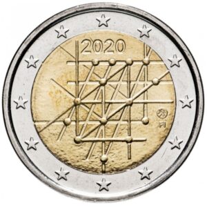 Suomija 2020 2 eurų moneta - Turku universitetas