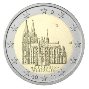 Vokietija 2011 2 euro proginė moneta - Šiaurės Reinas - Vestfalija