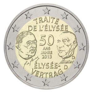 Vokietija 2013 2 euro proginė moneta - Eliziejaus sutartis