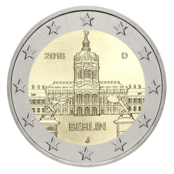 Vokietija 2018 2 euro proginė moneta - Berlynas Vokietija 2018 2 euro proginė moneta - Berlynas