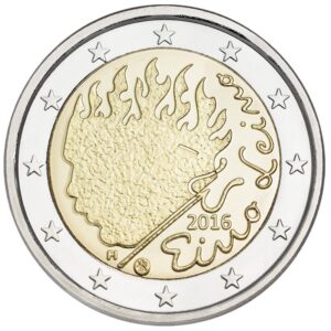 Suomija 2016 2 eurų moneta - Eino Leino