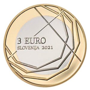 Slovėnija 2021 3 euro kolekcinė moneta - Škofja Loka