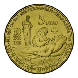 Malta 2014 5 euro kolekcinė moneta - Pirmojo Pasaulinio karo šimtmečiui
