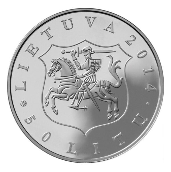 Lietuva 2014 50 litų sidabrinė moneta - Oršos mūšis Lietuva 2014 50 litų sidabrinė moneta - Oršos mūšis