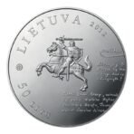 Lietuva 2012 50 litų sidabrinė moneta - Dionizo Poškos baubliai (PROOF)