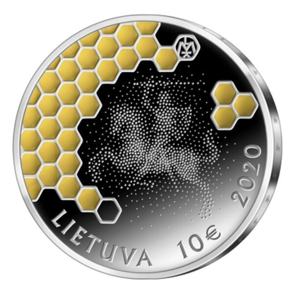 Lietuva 2020 10 euro sidabrinė moneta dėžutėje - Drėvinė bitininkystė (PROOF) Lietuva 2020 10 euro sidabrinė moneta dėžutėje - Drėvinė bitininkystė (PROOF)