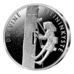 Lietuva 2020 10 euro sidabrinė moneta dėžutėje - Drėvinė bitininkystė (PROOF)