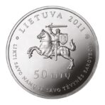 Lietuva 2011 50 litų sidabrinė moneta - Gabrielė Petkevičaitė-Bitė (PROOF)