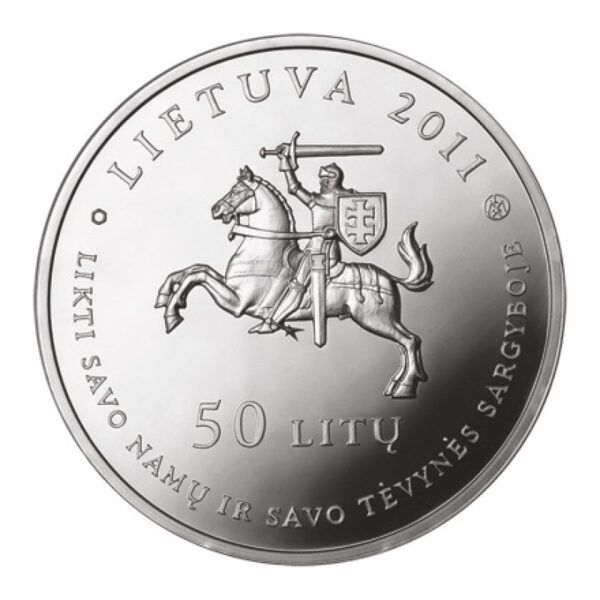 Lietuva 2011 50 litų sidabrinė moneta - Gabrielė Petkevičaitė-Bitė (PROOF)