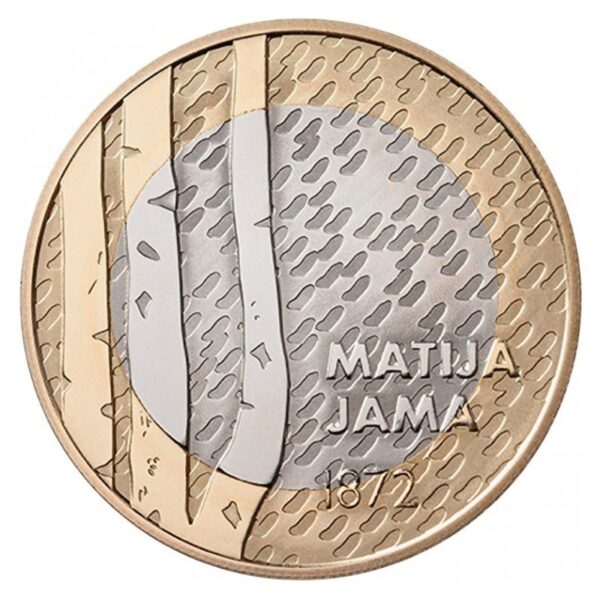 Slovėnija 2022 3 eurų moneta - Matija Jama