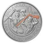 San Marinas 2021 10 eurų kolekcinė sidabrinė moneta - Pergalė lėkščių šaudyme Tokijuje (BU)
