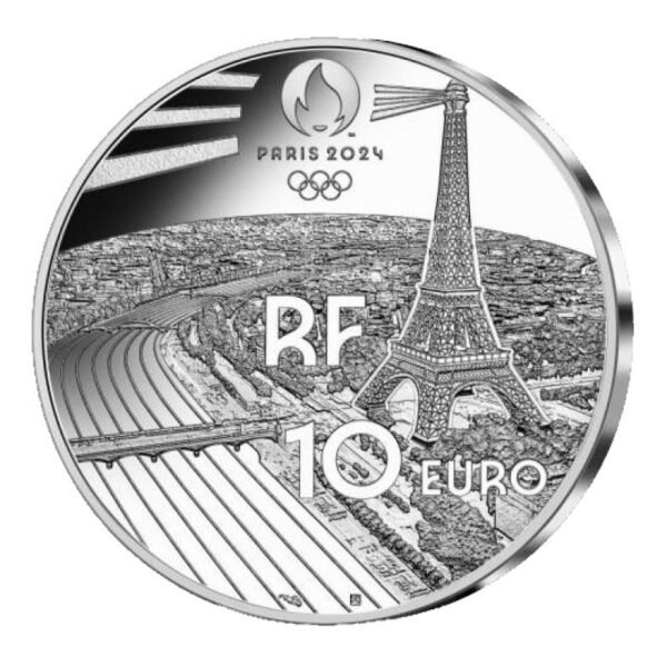 Prancūzija 2021 10 eurų sidabrinė moneta - Didieji rūmai reversas Prancūzija 2021 10 eurų sidabrinė moneta - Didieji rūmai reversas