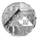Prancūzija 2021 10 euro sidabrinė moneta - Napoleono Bonaparto karūnavimas - Luvras (PROOF)