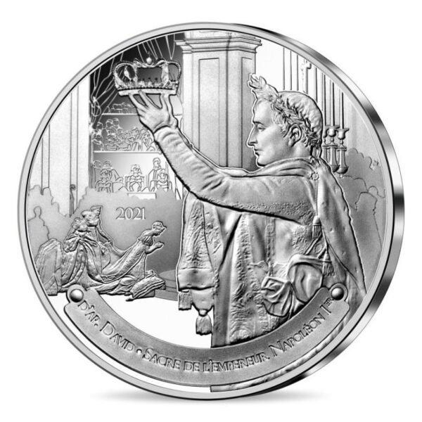 Prancūzija 2021 10 euro sidabrinė moneta - Napoleono Bonaparto karūnavimas - Luvras (PROOF) Prancūzija 2021 10 euro sidabrinė moneta - Napoleono Bonaparto karūnavimas - Luvras (PROOF)