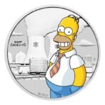 Tuvalu 2020 50 centų sidabrinė moneta - Houmeris Džei Simpsonas