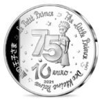 Prancūzija 2021 10 eurų sidabrinė moneta - Mažasis Princas ir lapė reversas