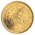 San Marinas 2021 5 eurų moneta - Vandenis aversas