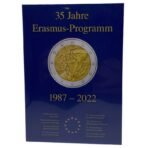 Kortelė Vokietijos 2 eurų monetai - Erasmus programa