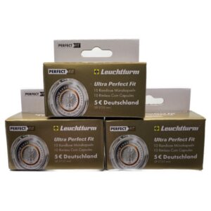 Kapsulės Leuchtturm ULTRA PERFECT FIT 5 eurų Vokietijos monetoms