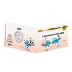 Prancūzija 2020 50 euro sidabrinė spalvota moneta - Smurfas gurmanas (BU)