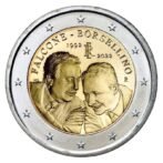 Italija 2022 2 euro proginė moneta - Giovanni Falcone and Paolo Borsellino