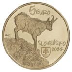 Slovakija 2022 5 eurų moneta - Tatrų gemzė