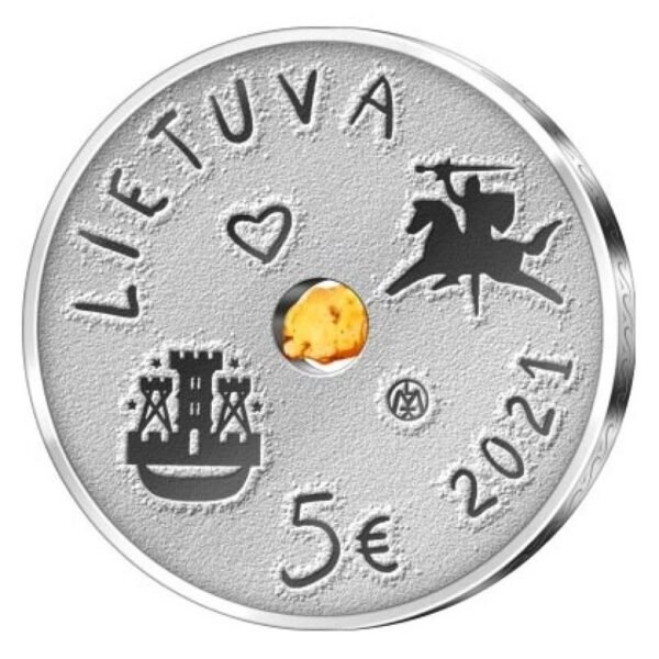 Lietuva 2021 5 euro sidabrinė moneta su gintaru dėžutėje - Jūros šventė (PROOF) Lietuva 2021 5 euro sidabrinė moneta su gintaru dėžutėje - Jūros šventė (PROOF)