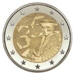 Slovakija 2022 2 eurų proginė moneta - Erasmus programa