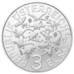 Austrija 2022 3 eurai