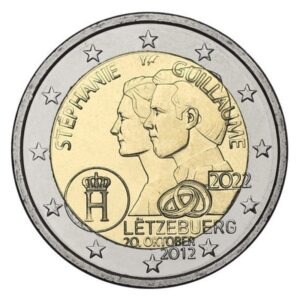 Liuksemburgas 2022 2 eurai - Vestuvės