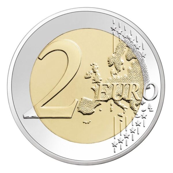 Prancūzija 2022 2 euro proginė moneta - Erasmus programa