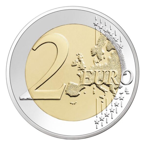 Austrija 2022 2 euro proginė moneta - Erasmus programa